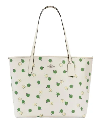 Bag For Modern Fashion Coach City Tote With Apple Print