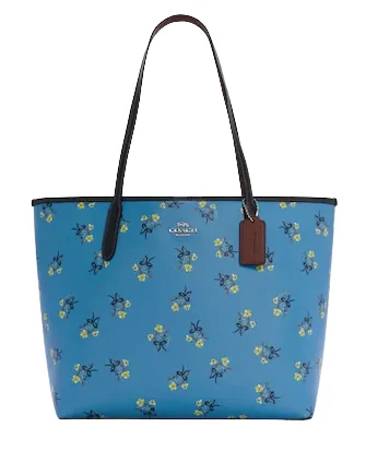 Seasonal Sale Bags Coach City Tote With Floral Bow Print