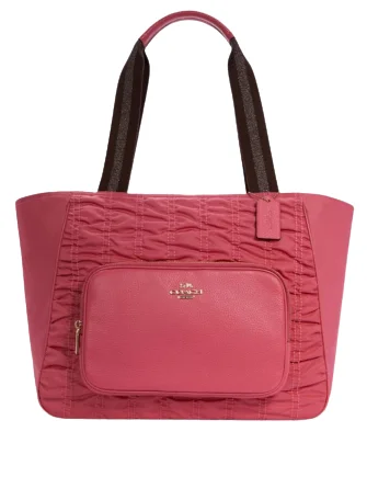 Stylish Bags For Fashion Bloggers Coach Court Tote With Ruching
