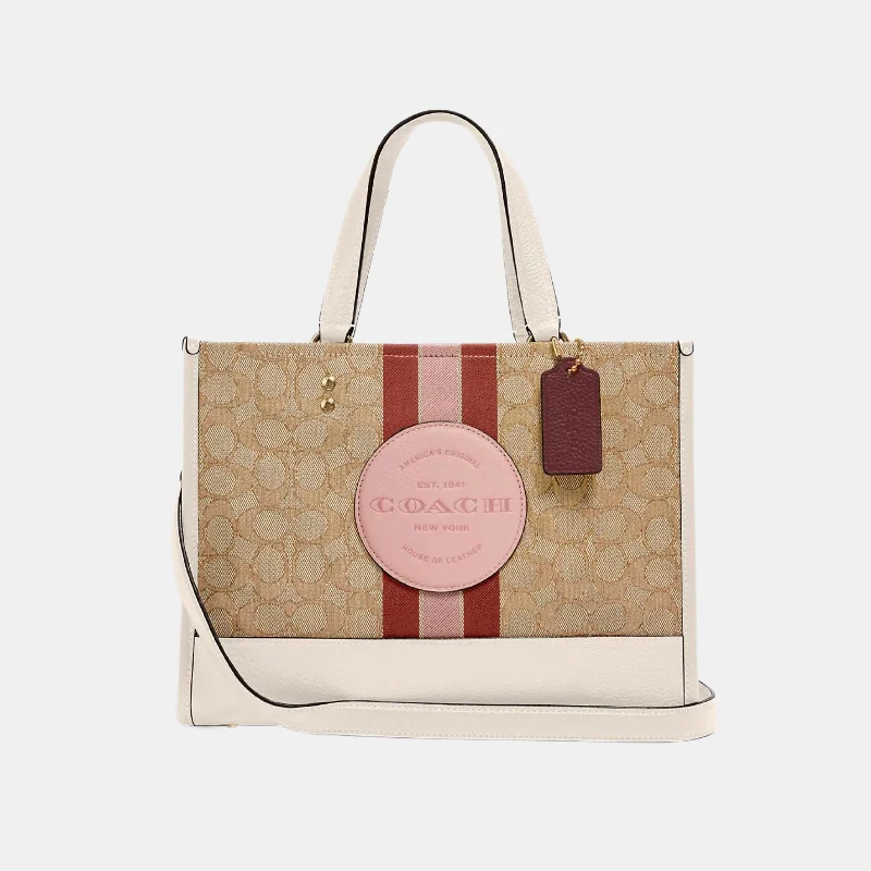 Discounted Designer Bags For Clearance Sale Coach Dempsey Carryall In Signature Jacquard With Stripe And Coach Patch Discounted Designer Bags For Clearance Sale Coach Dempsey Carryall In Signature Jacquard With Stripe And Coach Patch