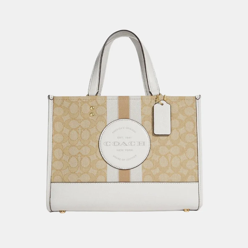Stylish And Affordable Bags For Every Occasion Coach Dempsey Carryall Tote Signature Khaki White Jacquard Stripe Patch Bag Stylish And Affordable Bags For Every Occasion Coach Dempsey Carryall Tote Signature Khaki White Jacquard Stripe Patch Bag