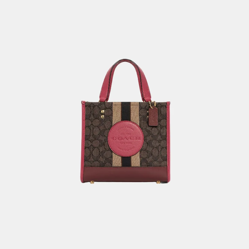 Bag Deals Coach Dempsey Tote 22 In Signature Jacquard With Coach Patch And Stripe