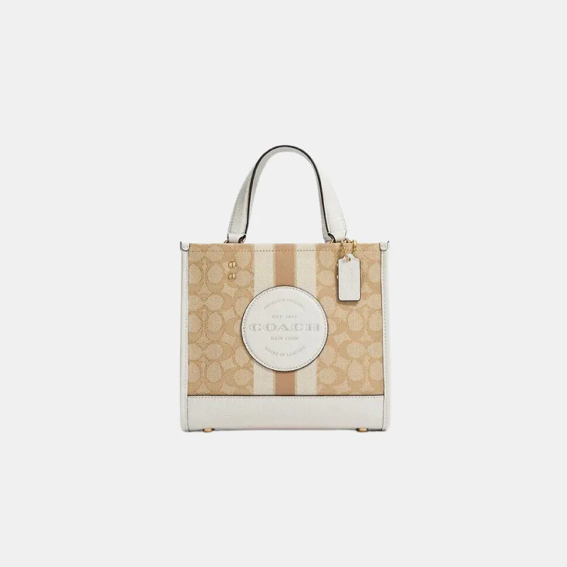Edgy Bags For Bold And Daring Fashionistas Coach Dempsey Tote 22 In Signature Jacquard With Coach Patch And Stripe Edgy Bags For Bold And Daring Fashionistas Coach Dempsey Tote 22 In Signature Jacquard With Coach Patch And Stripe