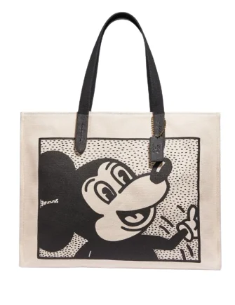 Eco-Friendly Bags For Sustainable Fashion Lovers Coach Disney Mickey Mouse X Keith Haring Tote 42