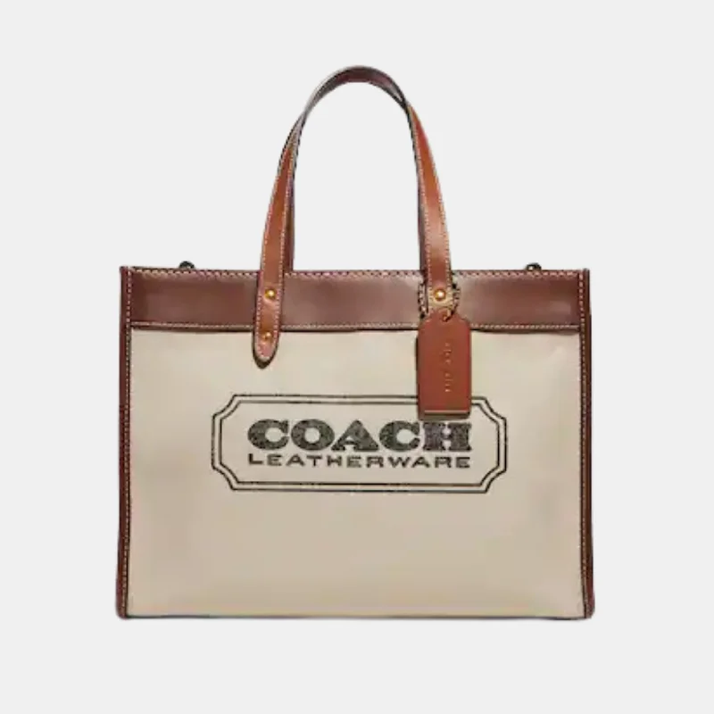 Limited-Time Offer On Trendy Bags Coach Field Tote 30 With Coach Badge