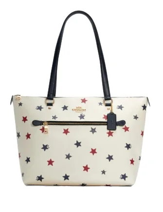 Limited-Time Offer On Trendy Bags Coach Gallery Tote With Americana Star Print