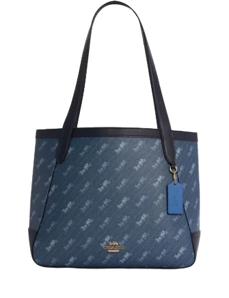 Bag Deals Coach Horse And Carriage Tote With Horse And Carriage Dot Print