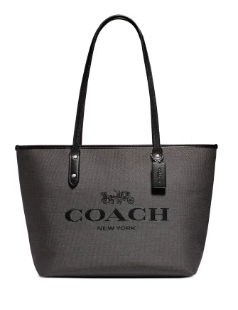 Valentine's Day Coach Horse & Carriage Jacquard City Tote