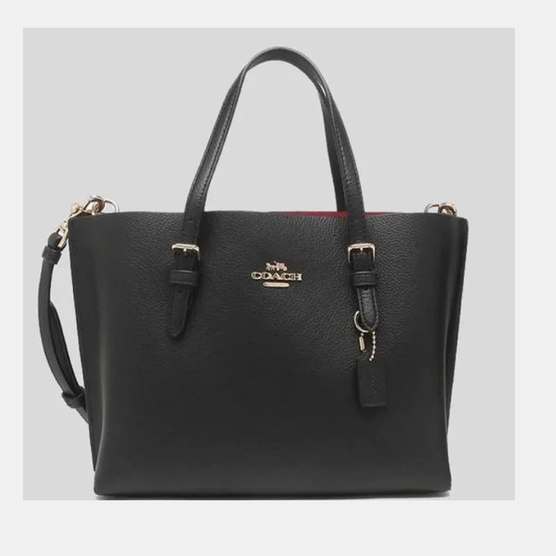 Anti-Theft And Budget-Friendly Bags Coach Mollie Tote 25 Black True Red