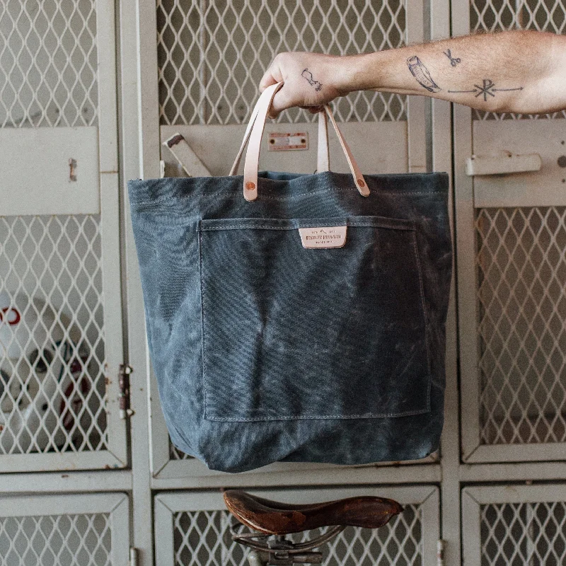 Limited Edition Bags For Collectors Coal Tote - Charcoal/Veg Tanned