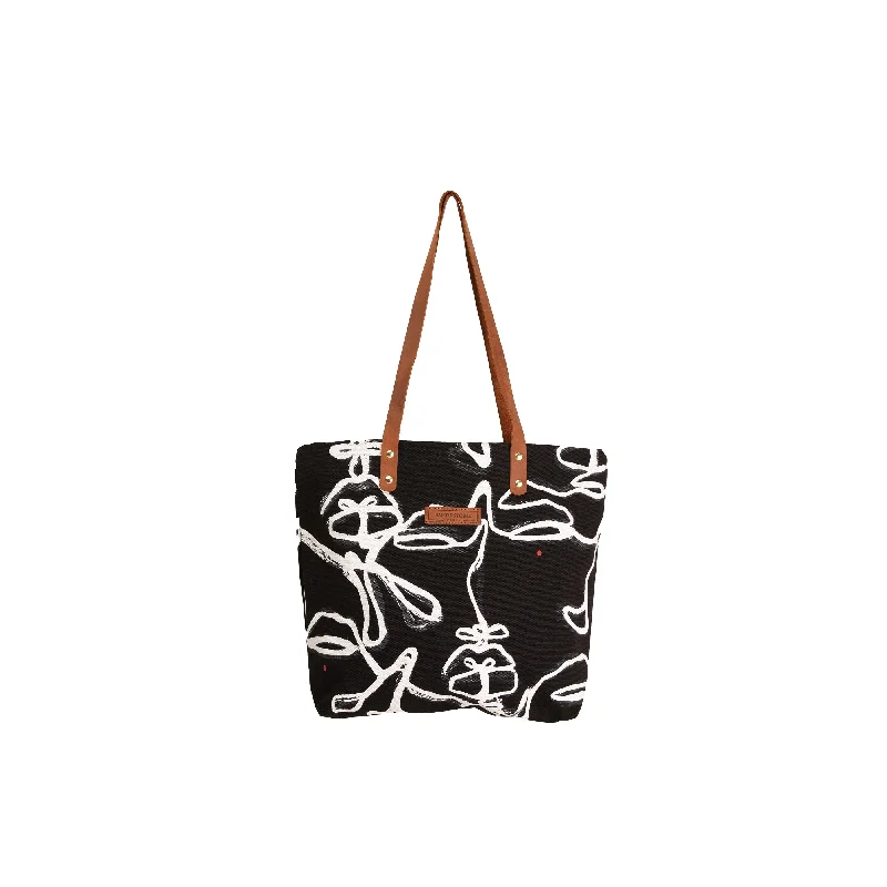 Luxury Bags On Sale Canvas Continuum Print Dorothy Tote x EndoSquared