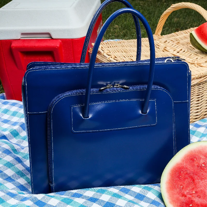Luxury Bags For Working Professionals LAKE FOREST | 15” Leather Laptop Tote