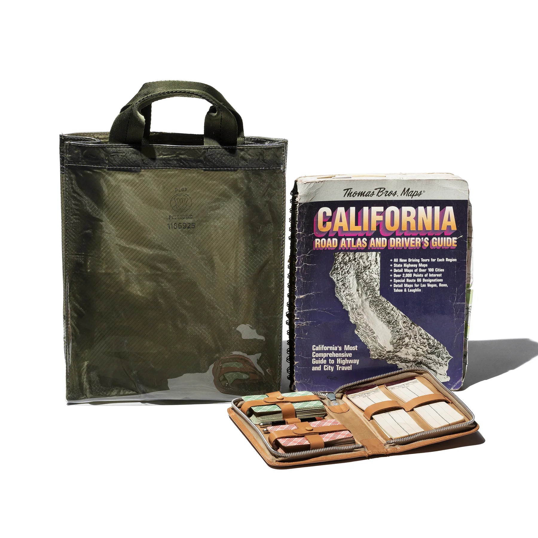 Bags For Personalized Gifts Covered Parachute Document Bag in Olive