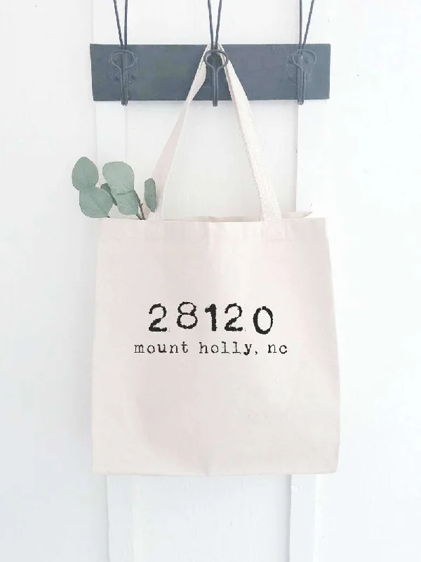 Stylish Bags For Fashion Bloggers With Promotions Customizable Zip Code - Canvas Tote Bag Stylish Bags For Fashion Bloggers With Promotions Customizable Zip Code - Canvas Tote Bag
