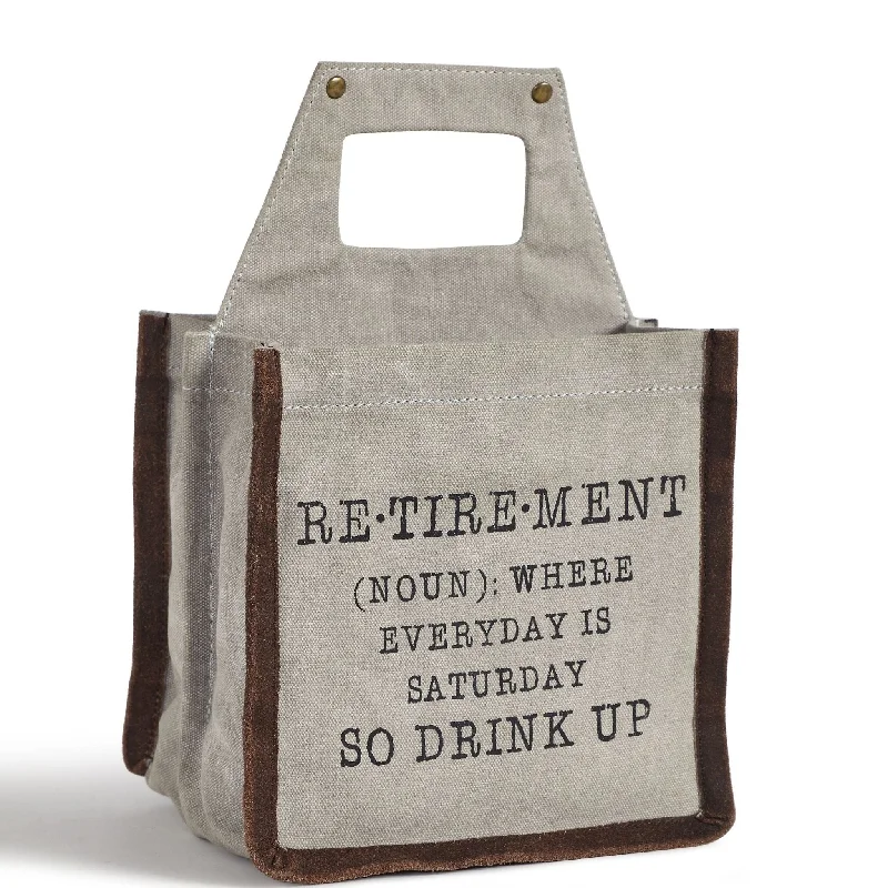 Trendy Bags For Sales Drink Up 6 Pack Canvas Tote