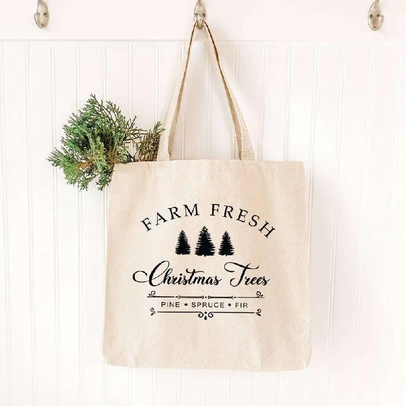 Senior Travelers Farm Fresh Christmas Trees - Canvas Tote Bag