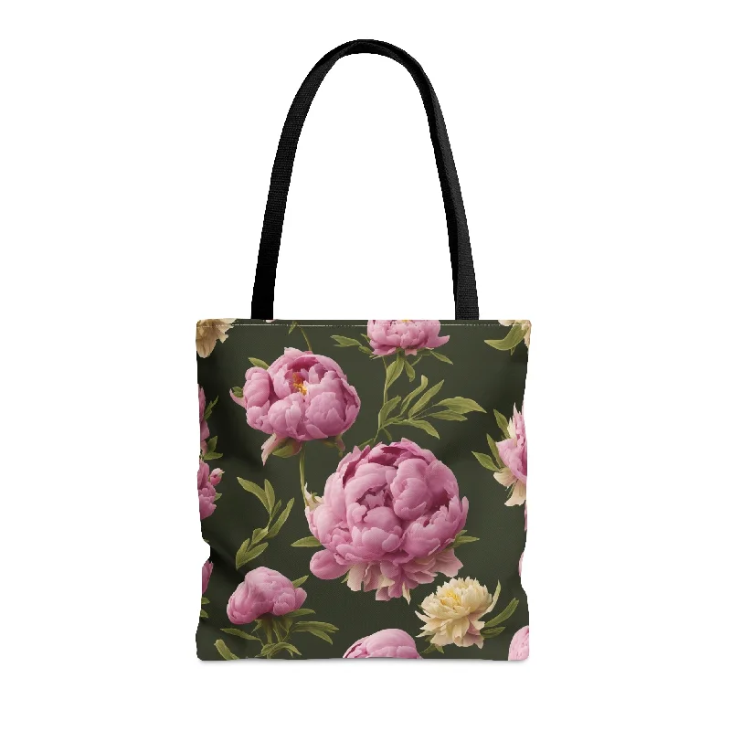 Chic And Clearance-Priced Tote Bags Floral Peonies Tote