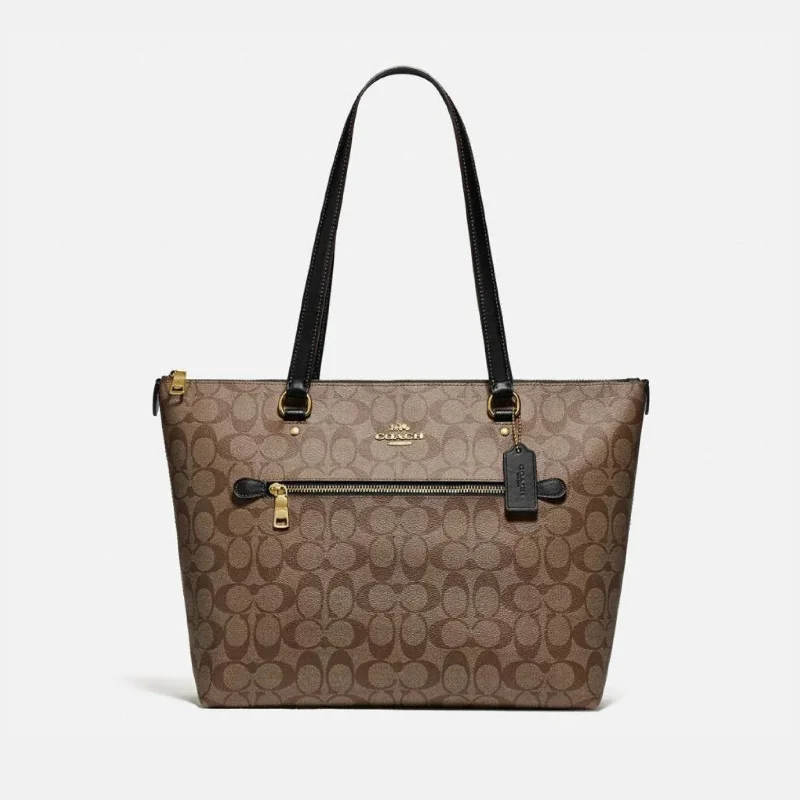 Modern And Limited-Time Offer Bags Coach Gallery Tote In Signature Canvas