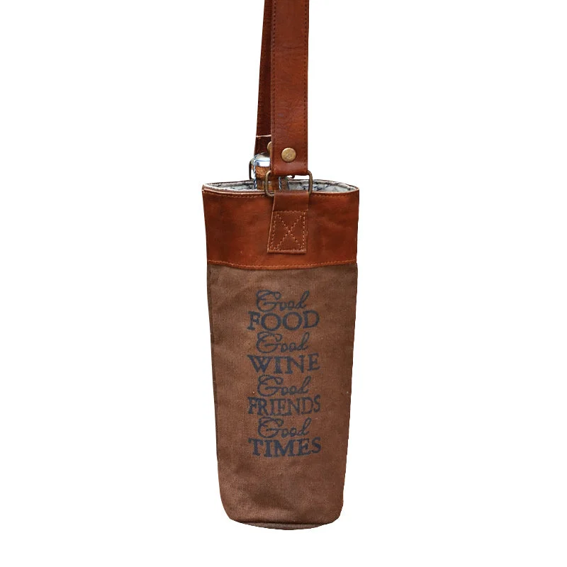 Bags For Playful And Chic Styles Good Food, Wine, Friends, Time Wine Tote