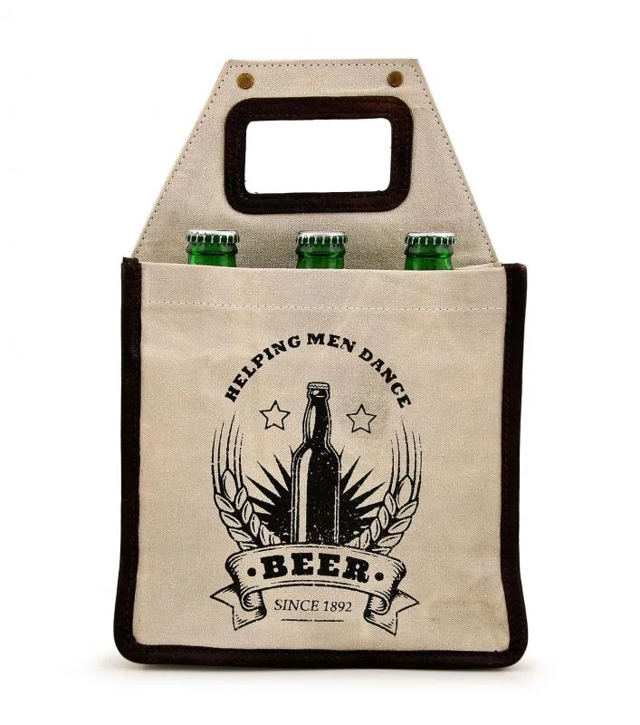 Durable And Fashionable Bags For Daily Use Helping Men Dance 6 Pack Canvas Tote