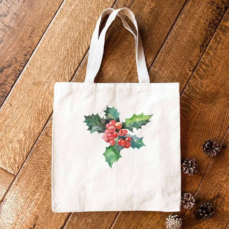 Bags For Minimalist And Functional Design Holly and Berries - Canvas Tote Bag