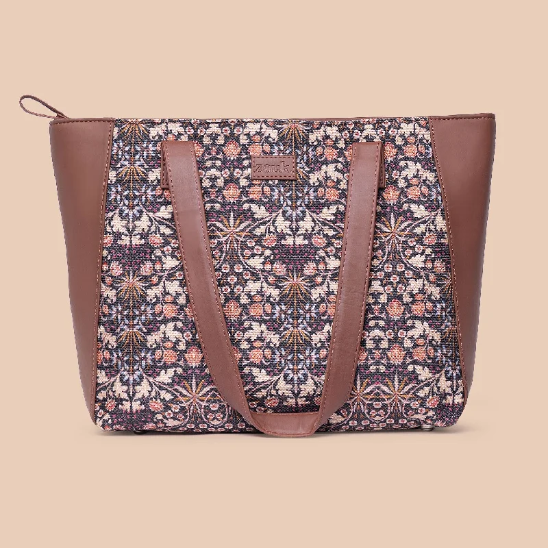 Cyber Monday Discounts On Bags Kashmir Blooms Side Tote Bag