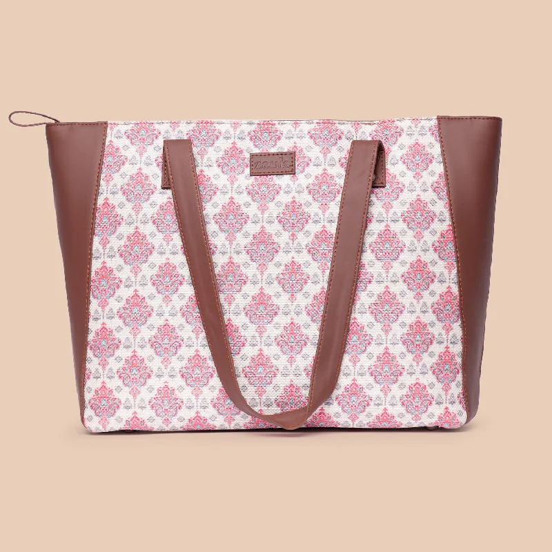 Functional Bags For Busy Moms And Dads Kashmiri Tulips Side Tote Bag