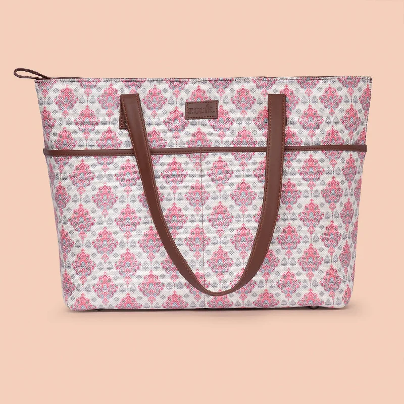 Limited-Time Offers On Trendy And Stylish Bags Kashmiri Tulips Tote Bag