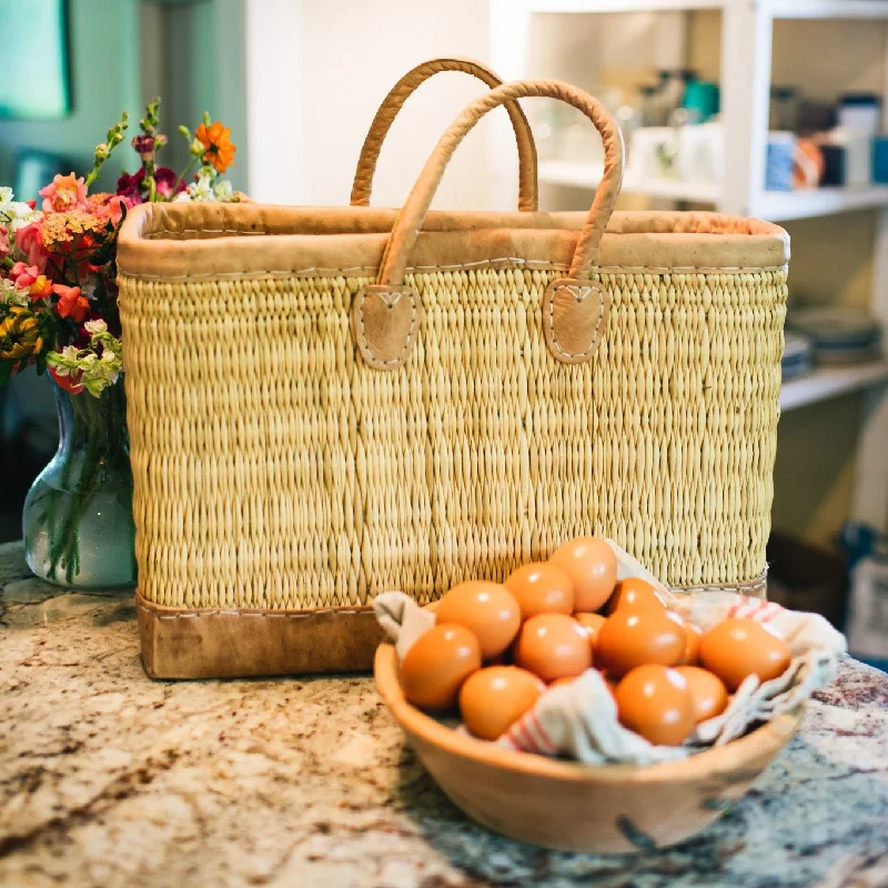 Trendy Bags For Sales Leather Trimmed Tote
