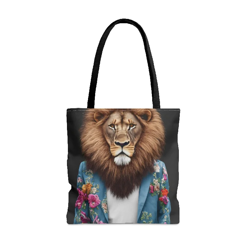 Luxury Bags For Working Professionals Lion Wearing Gucci Tote