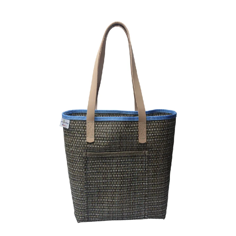 Anti-Theft And Budget-Friendly Bags M1204L Medium Grass Weave Design Green Colored Tote Anti-Theft And Budget-Friendly Bags M1204L Medium Grass Weave Design Green Colored Tote