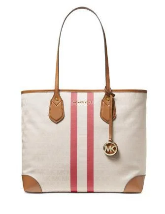 Luxury Bags For Professionals With Discounts Michael Michael Kors Eva Stripe Tote