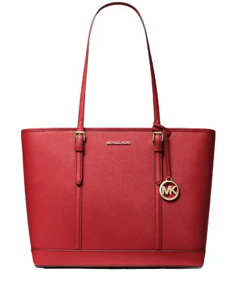 Rustic Bags For Outdoor And Nature-Inspired Looks Michael Michael Kors Jet Set Travel Large Saffiano Leather