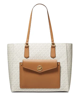 Clearance-Priced Bags Michael Michael Kors Joey Large Signature Pocket Tote