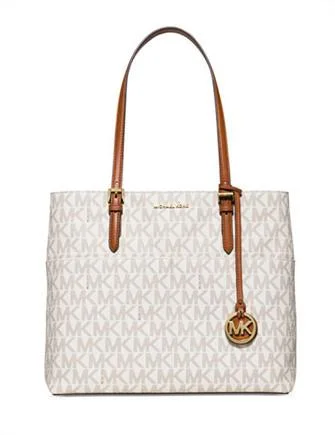 Uxury Designer Handbag Brands Michael Michael Kors Bedford Large Signature Pocket Tote