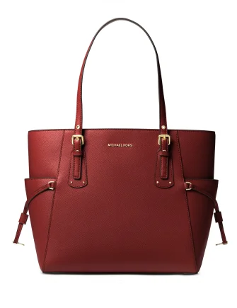 Anti-Theft And Budget-Friendly Bags Michael Michael Kors Voyager East West Crossgrain Leather Tote