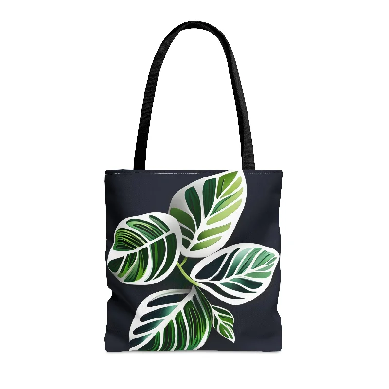 Holiday Gift Bags For Christmas Monstera Leaves Tote