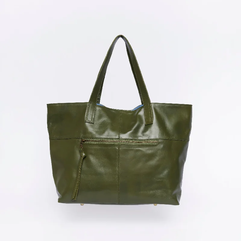 Valentine's Day New York Army Leather Tote Bag