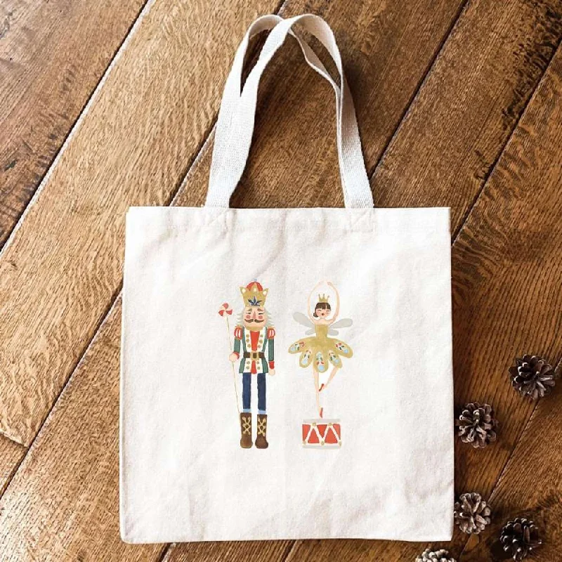 Stylish Bag For Women Nutcracker King with Snow Queen - Canvas Tote Bag