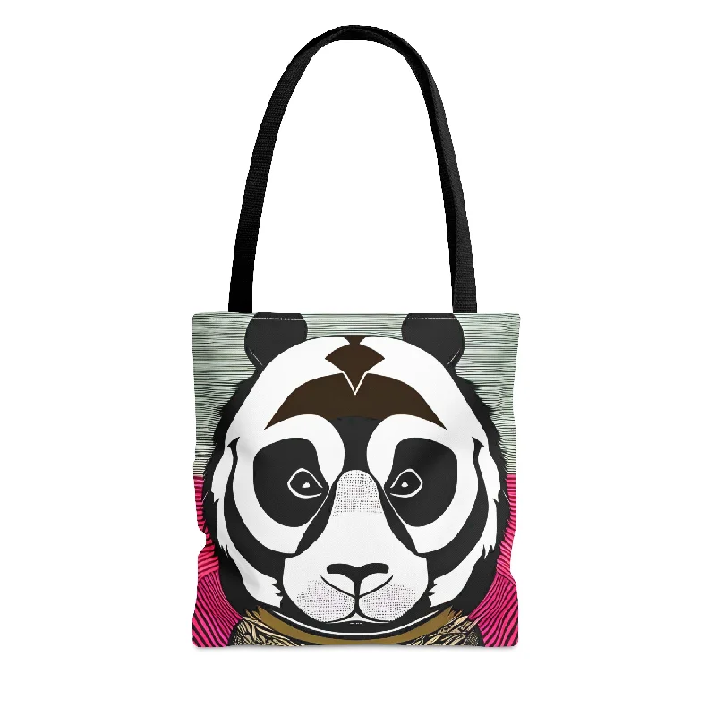 Stylish Bag For Women Panda Street Art Tote
