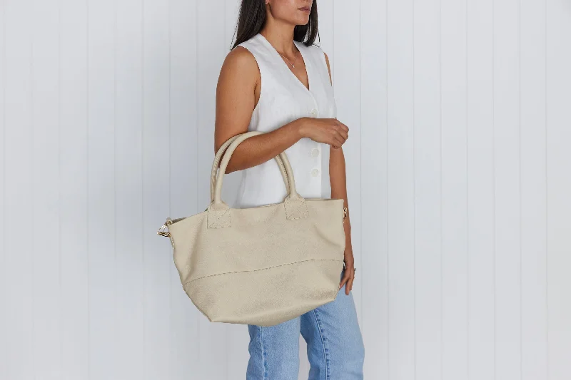 Eco-Friendly Bags With Promotions Paris Linen Leather Tote Bag