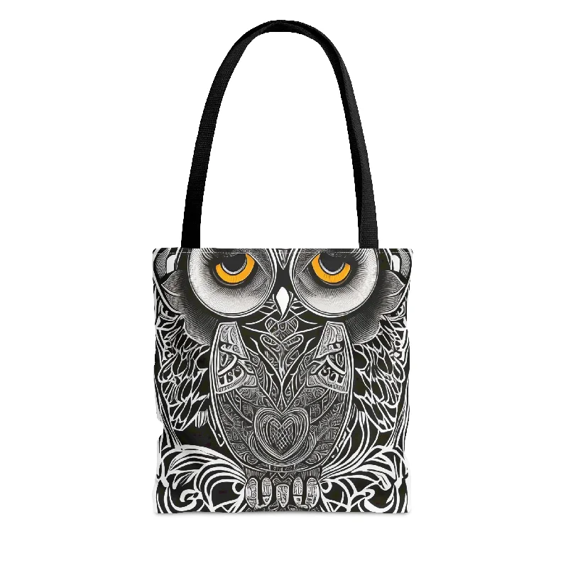 Bags With Tsa-Approved Features Perched Owl Tote
