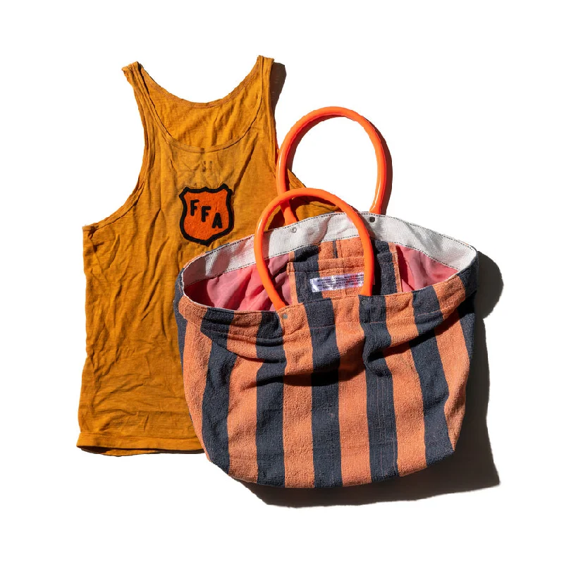 Stylish Bags For Fashion Influencers And Bloggers Pool Bag Single Color Lining - Orange and Black Stylish Bags For Fashion Influencers And Bloggers Pool Bag Single Color Lining - Orange and Black