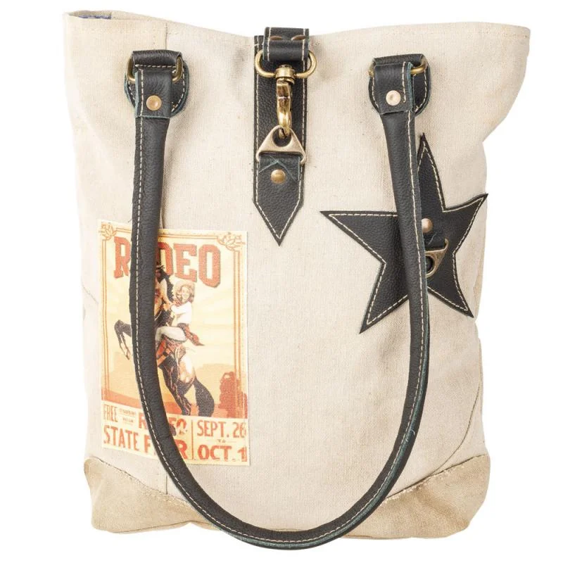 Rustic Bags For Outdoor And Nature-Inspired Looks Rodeo State Fair Shoulder Tote