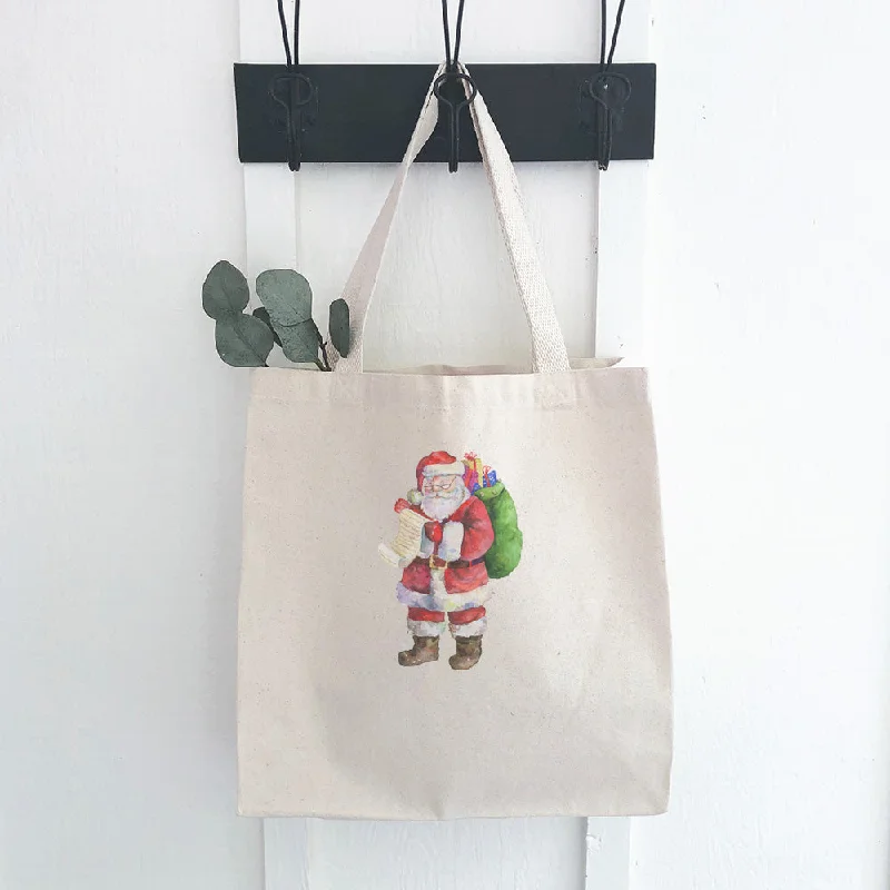 Flash Sales On Premium And High-Quality Bags Santa with List - Canvas Tote Bag