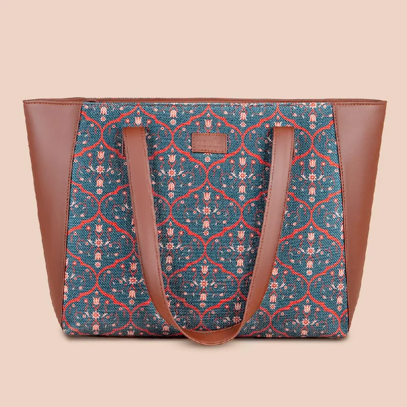Vintage Bags For Retro And Classic Fashion Lovers Sheesh Mahal Jaali Motif Side Tote Bag Vintage Bags For Retro And Classic Fashion Lovers Sheesh Mahal Jaali Motif Side Tote Bag