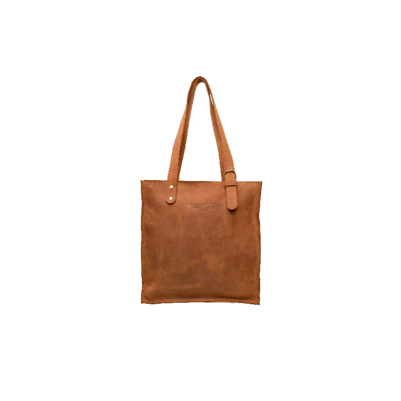 Vibrant Bags With Discounts Pull-up Leather Shopper Tote