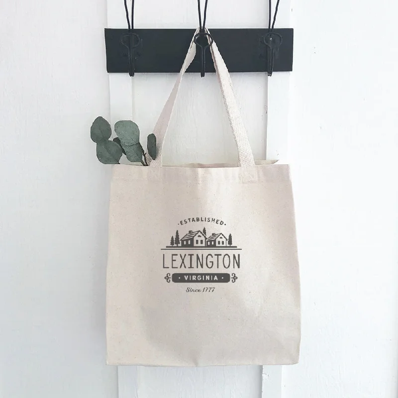 Versatile Bags That Suit Any Outfit Or Event Simple Houses w/ City, State - Canvas Tote Bag