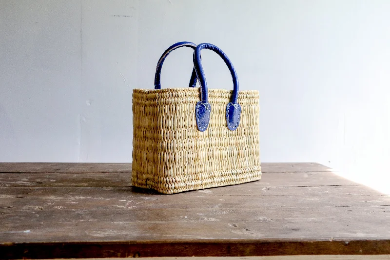 Scratch-Resistant And Luxury Sale Bags Small Blue Handled Gift Tote