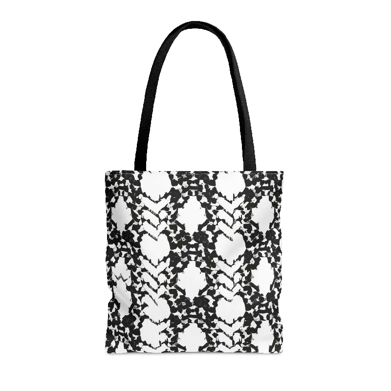 Odor-Resistant And Budget Bags Snake-Heart Pattern Tote